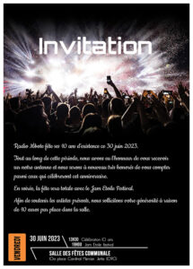 Invitation A4